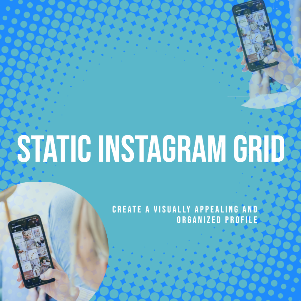 How to get Instagram grid to stay static