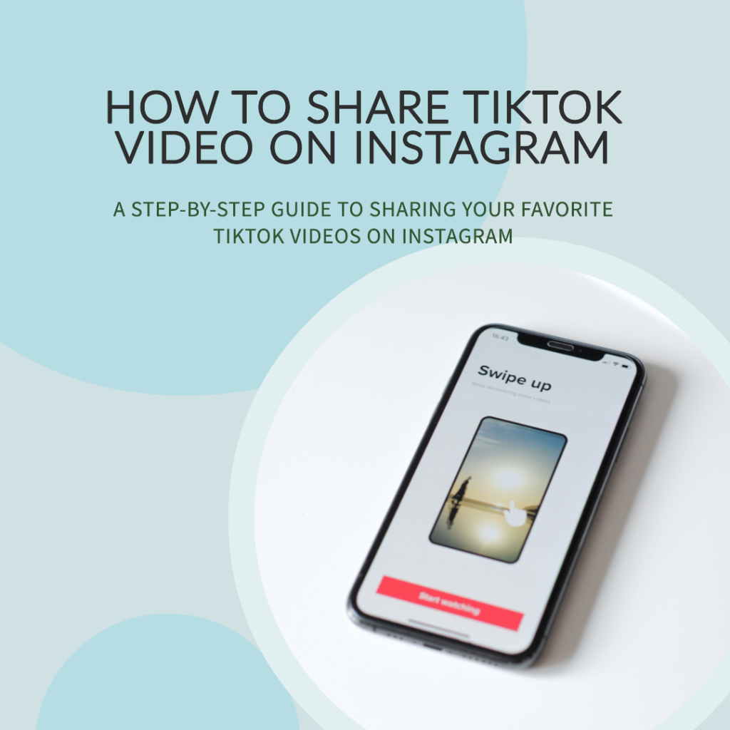 How to Share TikTok Video on Instagram
