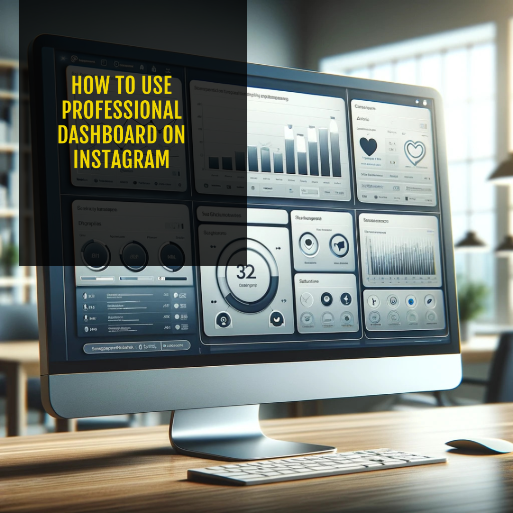 How to use professional dashboard on instagram