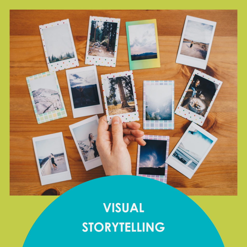 A photo essay is about telling a story through images