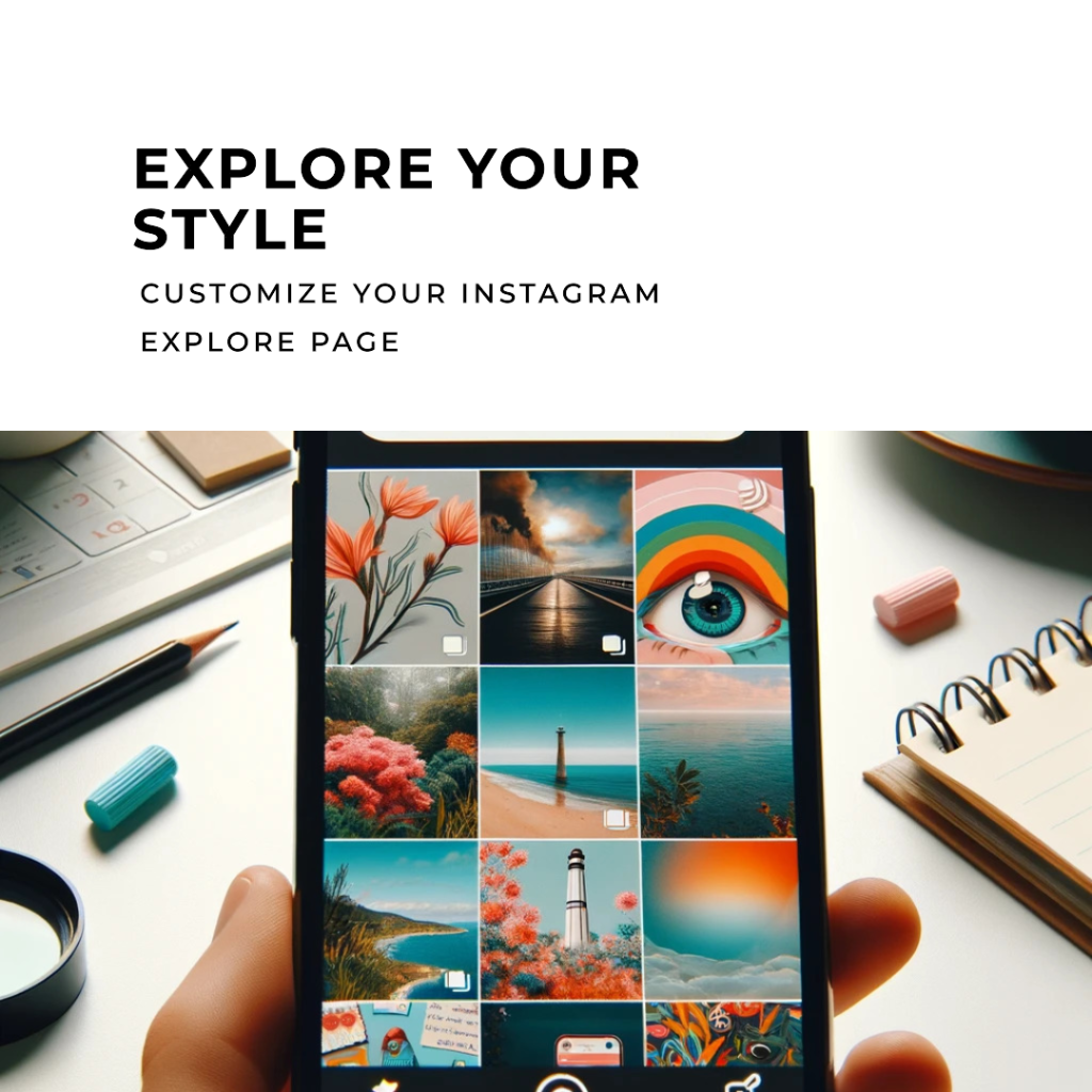 How to customize instagram explore page