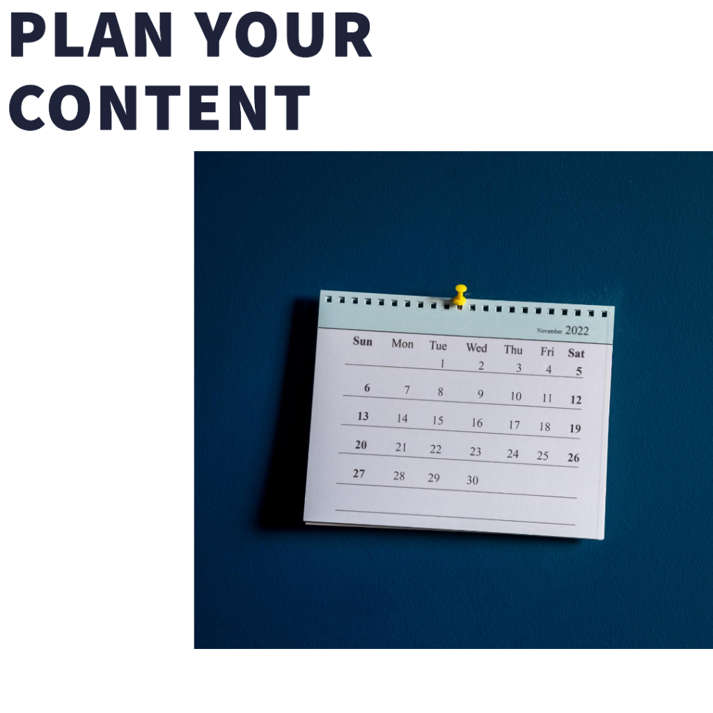 Developing a Content Calendar