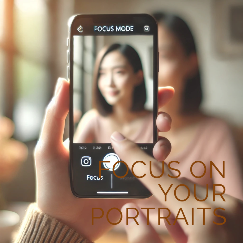 How to use instagram focus mode for portraits