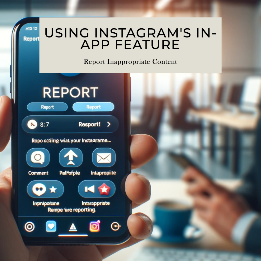 How to use instagram in-app report feature